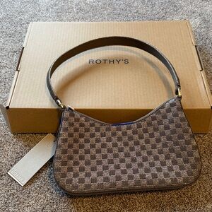 Rothy’s Mini Shoulder Bag light pewter - New